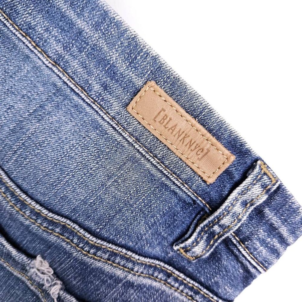 [BLANK NYC] Faithful 90's Y2K Inspired Way Back When Denim Raw Hem Skirt Size 28 - Picture 11 of 11
